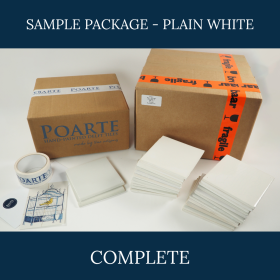 Standard Sample package - Plain white