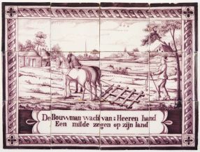 Farm scene, 19th century