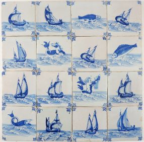 SET - Sea life, 17th century