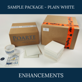 Enhancement sample package - plain white