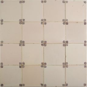 Antique Delft wall tiles with spider corner motifs, 19th - 20th century