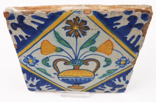 Delft polychrome ポット