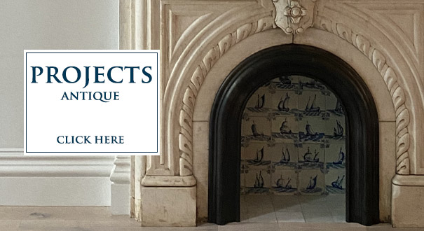 Projects with antique Delft tiles